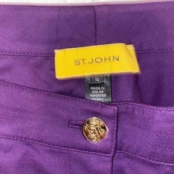 St John purple dress pants - Picture 3 of 7
